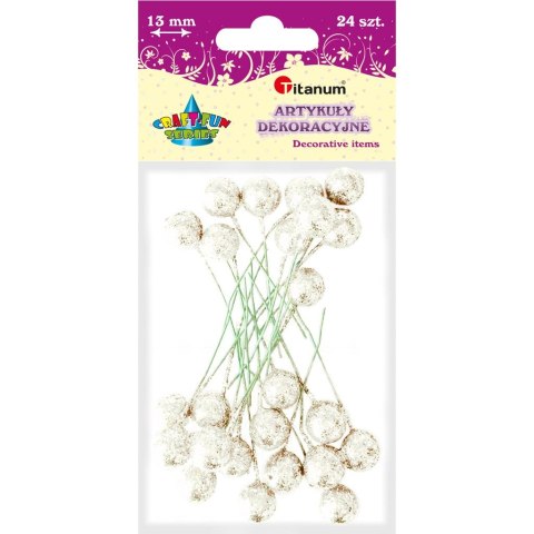 Ozdoba na piku Craft-Fun Series kulki Titanum (363125)