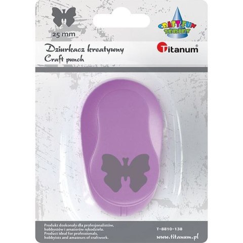 Dziurkacz ozdobny Craft-Fun Series 25mm motyl Titanum (T-8810-138) Dziurkacz ozdobny Craft-Fun Series 25mm motyl Titanum (T-8810-138)