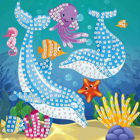 Mozaika Glitter DELFINY Fun&Joy (FJSR2202-8) Mozaika Glitter DELFINY Fun&Joy (FJSR2202-8)