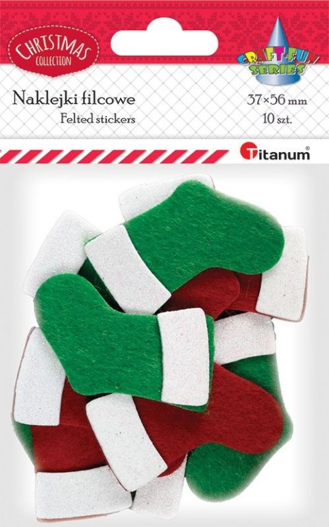 Naklejka (nalepka) Craft-Fun Series filcowe xmass Titanum (4826) Naklejka (nalepka) Craft-Fun Series filcowe xmass Titanum (4826)
