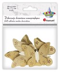 Ozdoba drewniana Craft-Fun Series motyle samoprzylepne Titanum (7509)