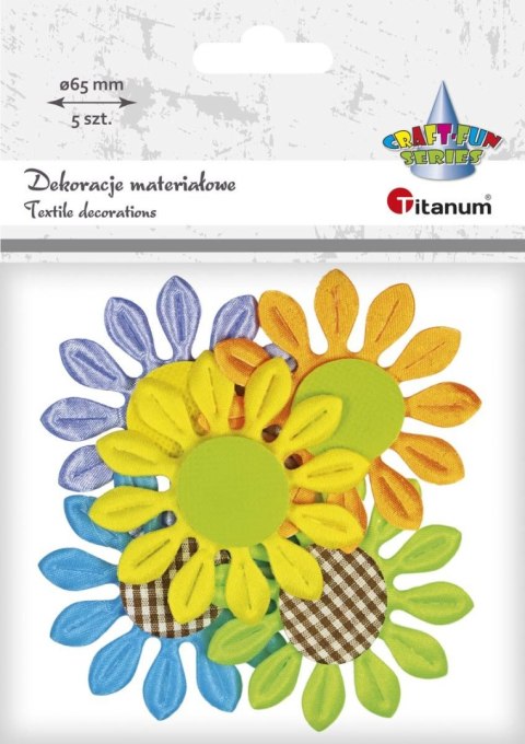 Ozdoba materiałowa Craft-Fun Series kwiaty Titanum (BY236) Ozdoba materiałowa Craft-Fun Series kwiaty Titanum (BY236)