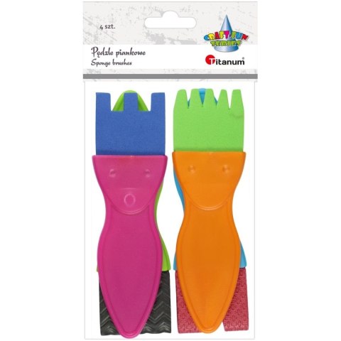 Pędzel Craft-Fun Series piankowe ze wzorami Titanum (22CH0827-1) Pędzel Craft-Fun Series piankowe ze wzorami Titanum (22CH0827-1)