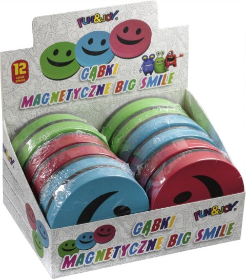 Ścieracz do tablicy magnetyczna Fun&Joy (BIG SMILE) Ścieracz do tablicy magnetyczna Fun&Joy (BIG SMILE)