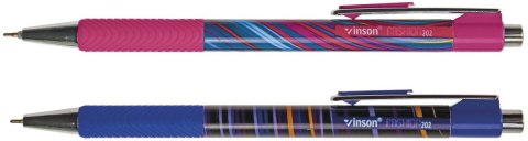 Długopis olejowy LINE 202 LINIE niebieski 0,7mm Vinson Długopis olejowy LINE 202 LINIE niebieski 0,7mm Vinson