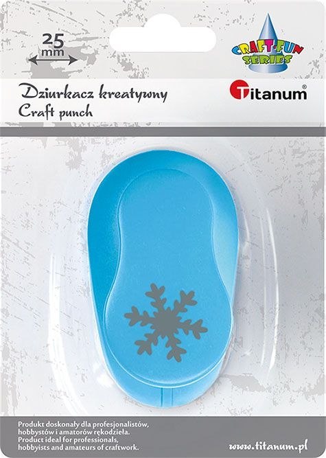 Dziurkacz ozdobny Craft-Fun Series 25mm płatek śniegu Titanum (T-8810-13e) Dziurkacz ozdobny Craft-Fun Series 25mm płatek śniegu Titanum (T-8810-13e)