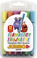 Flamaster Jumbo trójkątny 12 kol. Fun&Joy (FJ-204-12)