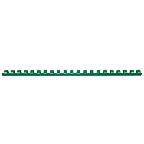 Grzbiety do bindowania A4 zielony plastik śr. 12mm Titanum Grzbiety do bindowania A4 zielony plastik śr. 12mm Titanum