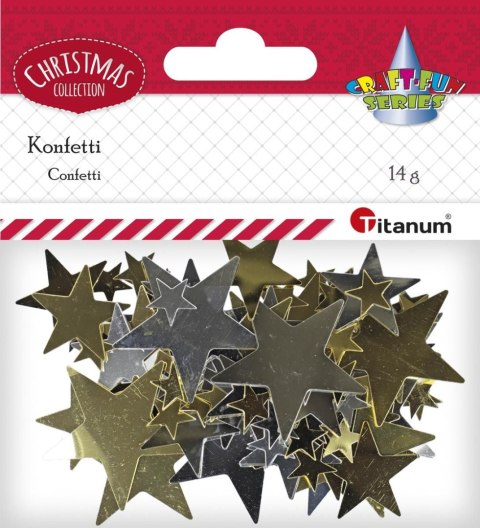 Konfetti Craft-Fun Series gwiazdki Titanum Konfetti Craft-Fun Series gwiazdki Titanum