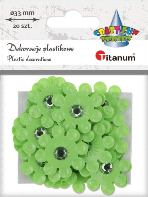 Kwiaty Craft-Fun Series samoprzylepne Titanum (2324043-green) Kwiaty Craft-Fun Series samoprzylepne Titanum (2324043-green)