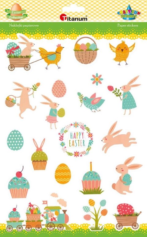 Naklejka (nalepka) Craft-Fun Series Happy Easter Titanum