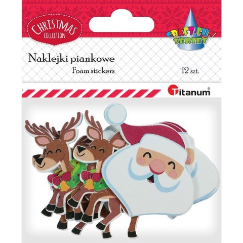 Naklejka (nalepka) Craft-Fun Series pianka Boże Narodzenie Titanum (20619) Naklejka (nalepka) Craft-Fun Series pianka Boże Narodzenie Titanum (20619)
