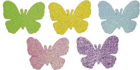 Naklejka (nalepka) Craft-Fun Series piankowe tulipany, motyle Titanum (7517)