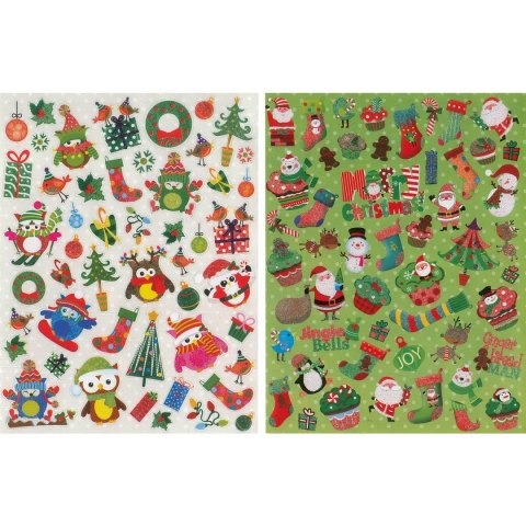 Naklejki świąteczne Craft-Fun Series papierowe 2 plansze Titanum (19ZJ-002A) Naklejki świąteczne Craft-Fun Series papierowe 2 plansze Titanum (19ZJ-002A)
