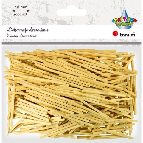 Ozdoba drewniana Craft-Fun Series patyczki Titanum (175051X) Ozdoba drewniana Craft-Fun Series patyczki Titanum (175051X)