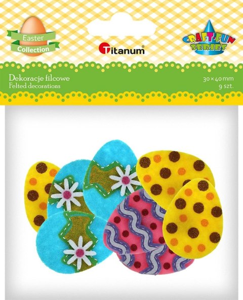 Ozdoba filcowa Craft-Fun Series Pisanka Titanum (2324013) Ozdoba filcowa Craft-Fun Series Pisanka Titanum (2324013)