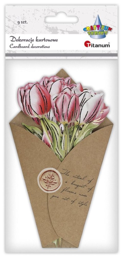 Ozdoba papierowa Craft-Fun Series Flower Letter tulipany Titanum (24XQ0501-11) Ozdoba papierowa Craft-Fun Series Flower Letter tulipany Titanum (24XQ0501-11)