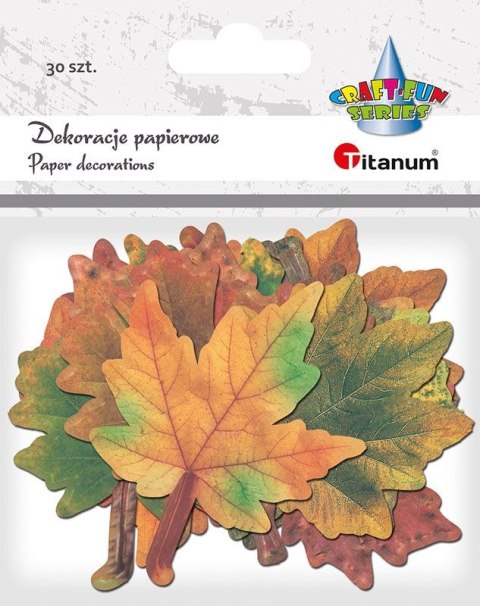 Ozdoba papierowa Craft-Fun Series liście papierowe Titanum (24XQ0501-10) Ozdoba papierowa Craft-Fun Series liście papierowe Titanum (24XQ0501-10)