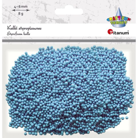 Ozdoba styropianowa Craft-Fun Series kulki Titanum (5mm/8g) Ozdoba styropianowa Craft-Fun Series kulki Titanum (5mm/8g)