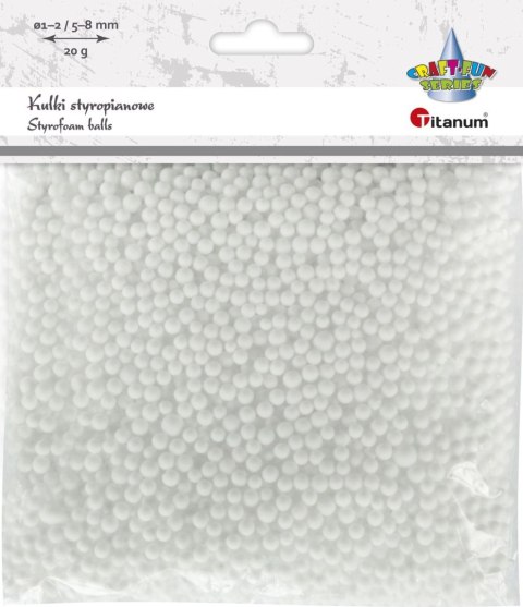 Ozdoba styropianowa Craft-Fun Series kulki styropianowe Titanum