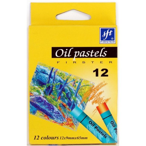 Pastele olejne 12 kol. Firster (FOP-12)