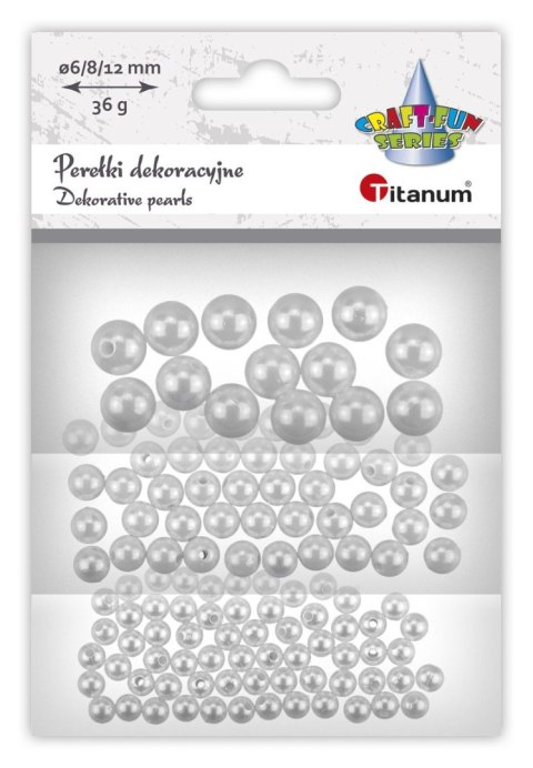 Perełki Craft-Fun Series białe Titanum (BR239952)