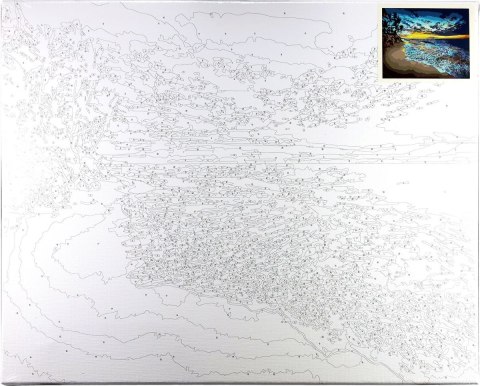 Zestaw kreatywny Malowanie po numerach 40x50cm Zachód słońca nad morzem 1 Flamingo Line (fsy60) Zestaw kreatywny Malowanie po numerach 40x50cm Zachód słońca nad morzem 1 Flamingo Line (fsy60)