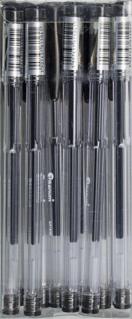 Długopis GA1030 czarny 0,7mm Titanum (GA1030) Długopis GA1030 czarny 0,7mm Titanum (GA1030)