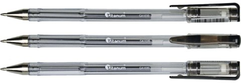 Długopis GA1030 czarny 0,7mm Titanum (GA1030) Długopis GA1030 czarny 0,7mm Titanum (GA1030)