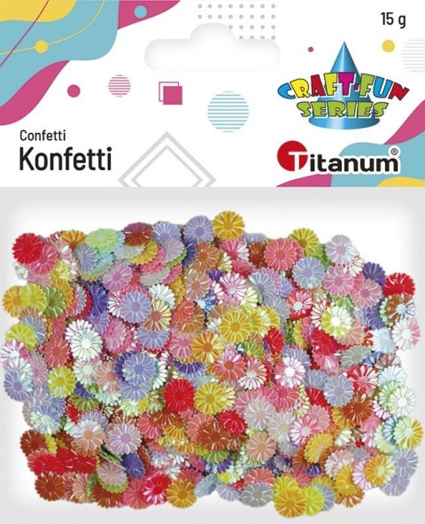 Konfetti Craft-Fun Series kwiaty 9mm Titanum (11wc007) Konfetti Craft-Fun Series kwiaty 9mm Titanum (11wc007)