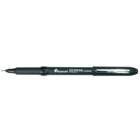 Marker do cd czarny 0,5mm Titanum (PY1094C-01)