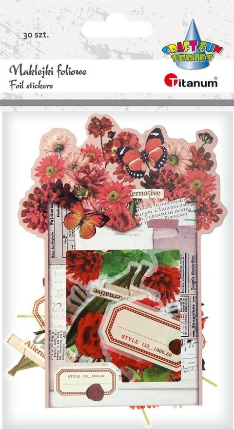 Naklejka (nalepka) Craft-Fun Series samoprzylepne aplikacje foliowe Titanum (24XQ0501-19) Naklejka (nalepka) Craft-Fun Series samoprzylepne aplikacje foliowe Titanum (24XQ0501-19)