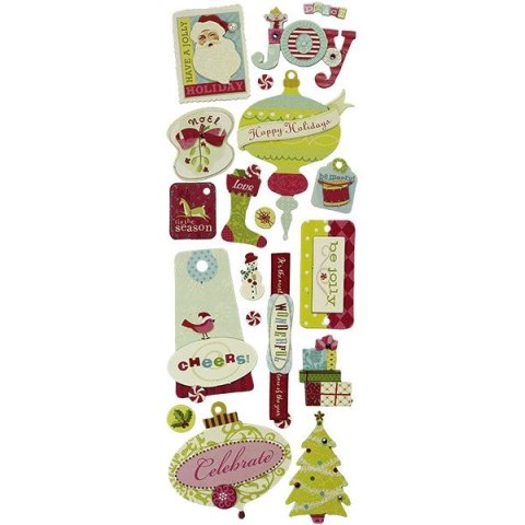 Naklejki świąteczne Craft-Fun Series znaczki, zawieszki, napisy Titanum (19XQ0404-3) Naklejki świąteczne Craft-Fun Series znaczki, zawieszki, napisy Titanum (19XQ0404-3)