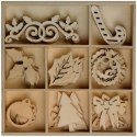 Ozdoba drewniana Craft-Fun Series xmass Titanum (AQE19118-13)