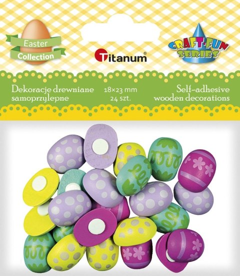 Ozdoba drewniana Craft-Fun Series pisanki Titanum (179443X) Ozdoba drewniana Craft-Fun Series pisanki Titanum (179443X)