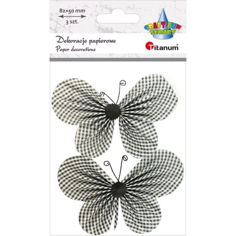 Ozdoba papierowa Craft-Fun Series motyle 3C Titanum (22YX0825-7B) Ozdoba papierowa Craft-Fun Series motyle 3C Titanum (22YX0825-7B)