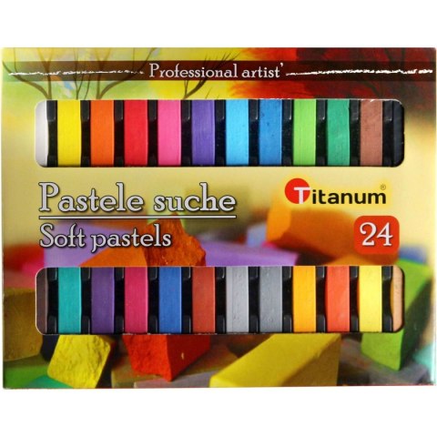 Pastele suche 24 kol. Titanum Pastele suche 24 kol. Titanum