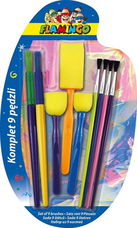 Pędzel plastikowy uchwyt Flamingo (SR-B19) Pędzel plastikowy uchwyt Flamingo (SR-B19)