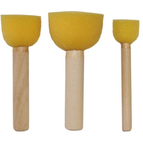 Pędzel Craft-Fun Series gąbka do malowania zestaw 3 szt. Titanum (hsm001) Pędzel Craft-Fun Series gąbka do malowania zestaw 3 szt. Titanum (hsm001)