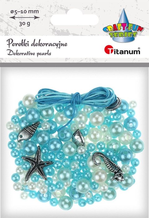 Perełki Craft-Fun Series zestaw do zrobienia biżuterii Titanum (BR230008-blue) Perełki Craft-Fun Series zestaw do zrobienia biżuterii Titanum (BR230008-blue)