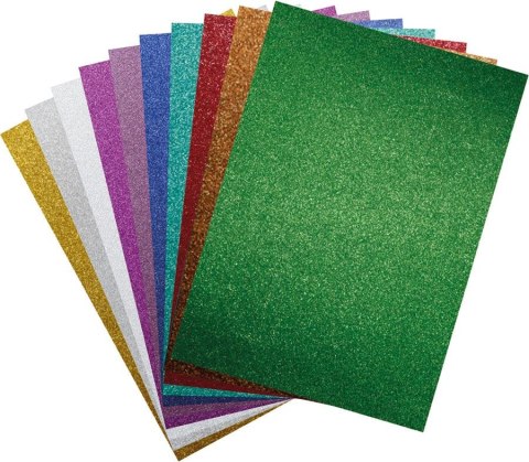 Brystol Craft-Fun Series Karton brokatowany A4 mix 250g 10k Titanum (5903714533473) Brystol Craft-Fun Series Karton brokatowany A4 mix 250g 10k Titanum (5903714533473)
