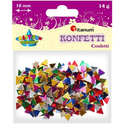 Konfetti Titanum Craft-Fun Series Trójkąty mix kolorów Konfetti Titanum Craft-Fun Series Trójkąty mix kolorów