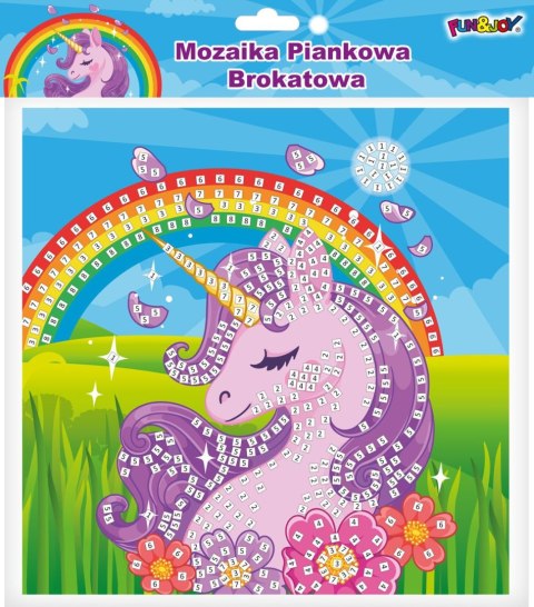 Mozaika Glitter UNICORN Fun&Joy (FJSR2202-5) Mozaika Glitter UNICORN Fun&Joy (FJSR2202-5)