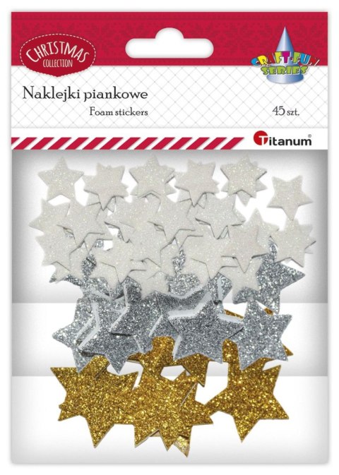 Naklejka (nalepka) Craft-Fun Series piankowe gwiazdki Titanum (YFFD007) Naklejka (nalepka) Craft-Fun Series piankowe gwiazdki Titanum (YFFD007)