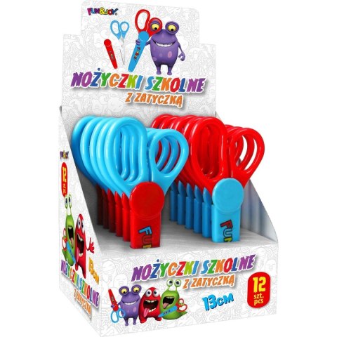 Nożyczki z zatyczką 13cm Fun&Joy (FJ6850C-P) Nożyczki z zatyczką 13cm Fun&Joy (FJ6850C-P)