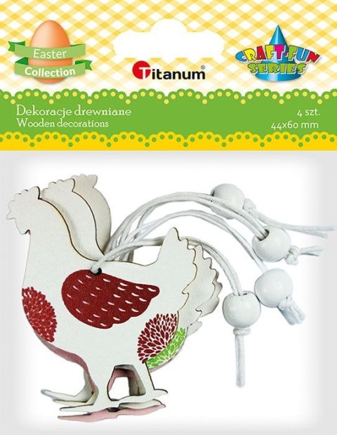 Ozdoba drewniana Craft-Fun Series Kura zawieszka Titanum (22MTL100)