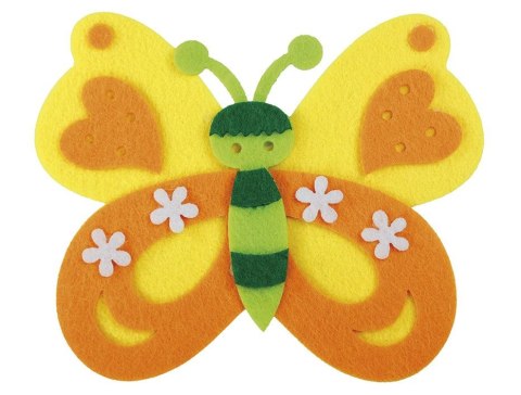 Ozdoba filcowa Craft-Fun Series motyl Titanum (20CR0312-3) Ozdoba filcowa Craft-Fun Series motyl Titanum (20CR0312-3)