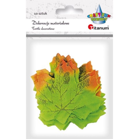 Ozdoba materiałowa Craft-Fun Series liście klonu Titanum (FY-001(G)) Ozdoba materiałowa Craft-Fun Series liście klonu Titanum (FY-001(G))