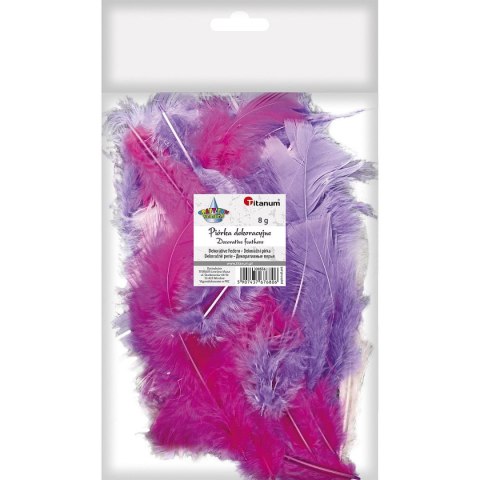 Piórka Craft-Fun Series mix Titanum (16079G) Piórka Craft-Fun Series mix Titanum (16079G)