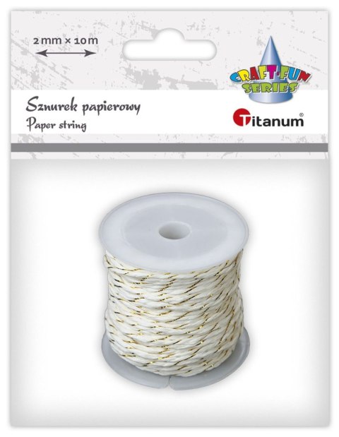 Sznurek Craft-Fun Series papierowy 10m Titanum (24BR0201-16) Sznurek Craft-Fun Series papierowy 10m Titanum (24BR0201-16)
